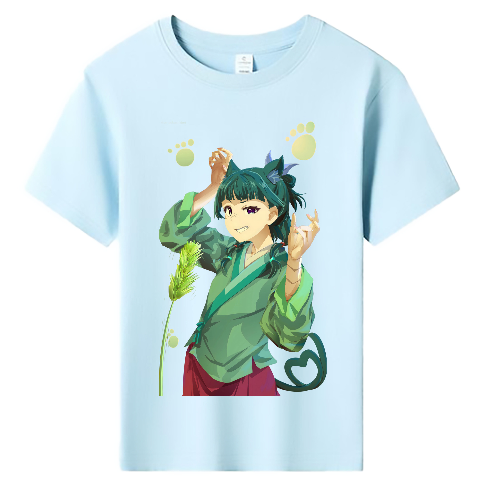 （画像用） 薬屋のひとりごと The Apothecary Diaries 綿100％キッズTシャツ（フロントプリント）